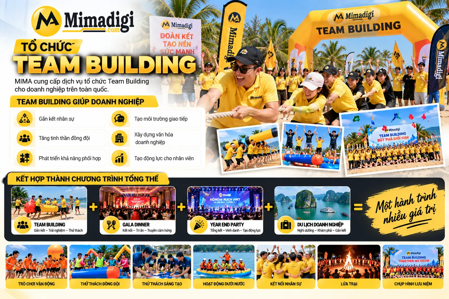 Tổ chức sự kiện Team Building