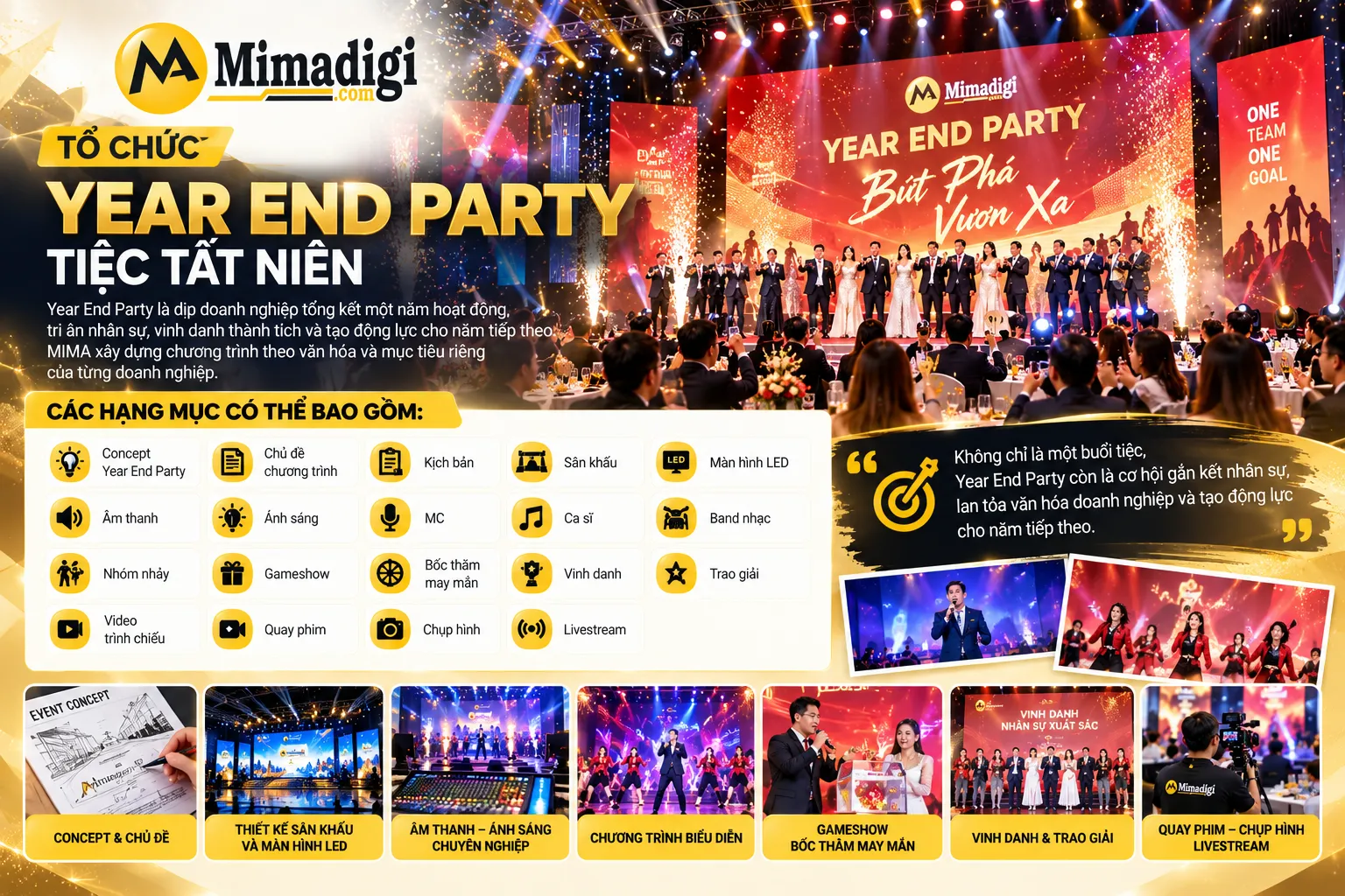Tổ chức tất niên Year End MIMA