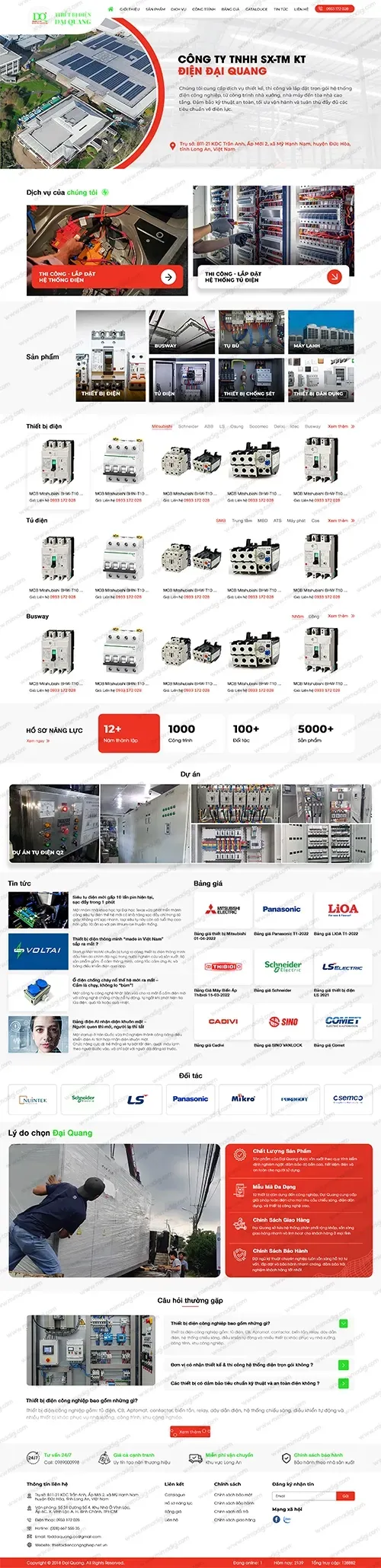 Thiết bị điện Đại Quang tại mima