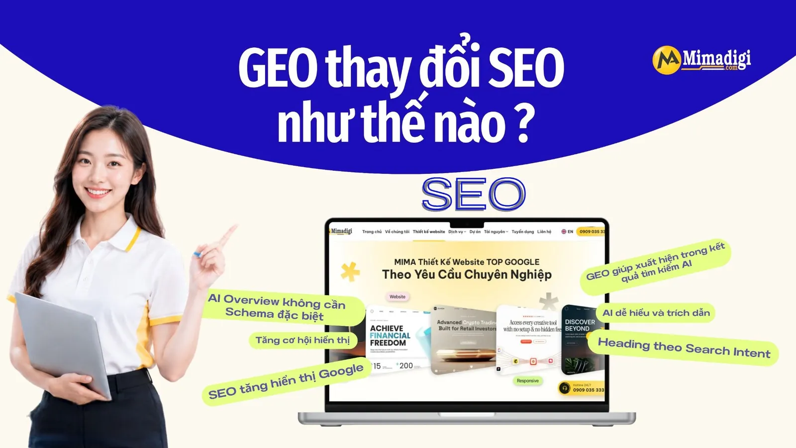 Kết hợp SEO và GEO trong xây dựng nội dung website để hỗ trợ Google và công cụ tìm kiếm AI hiểu thông tin