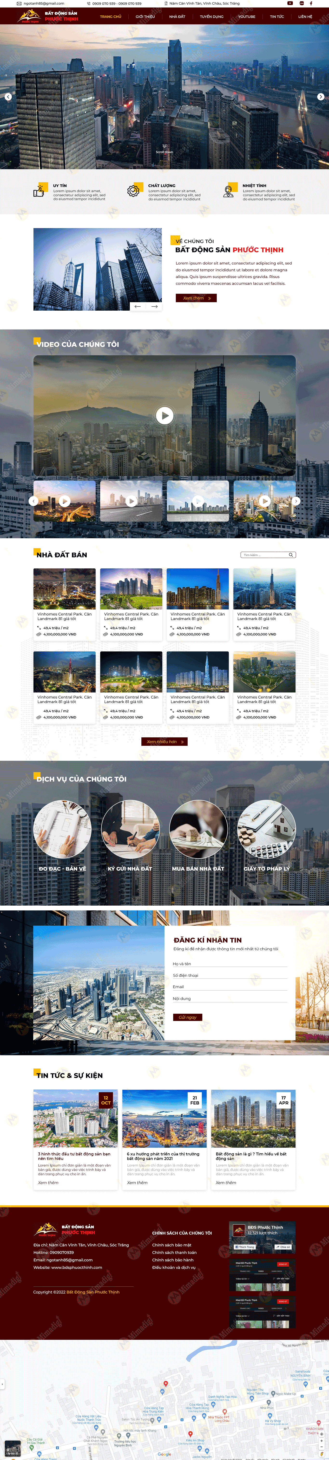 Nhà Bán Phước Thịnh – Website chuyên bất động sản khu vực Phước Thịnh | Thiết kế bởi MIMA