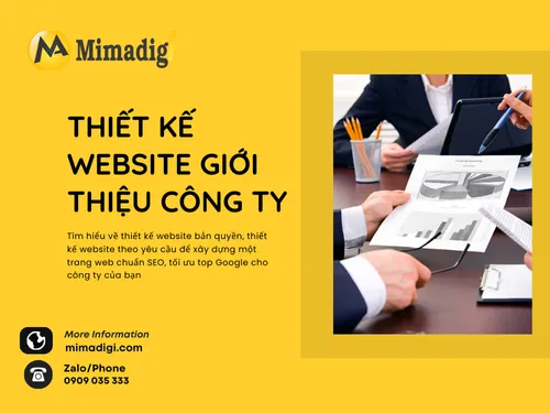 Company Introduction Website Design