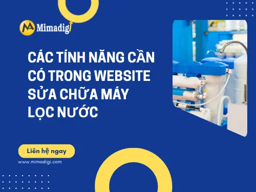 Water Purifier Repair Website Design