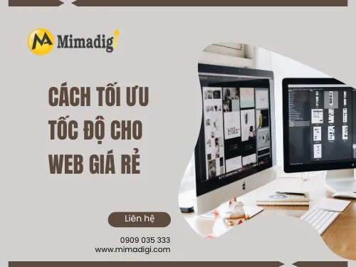 Cách tối ưu tốc độ cho web giá rẻ
