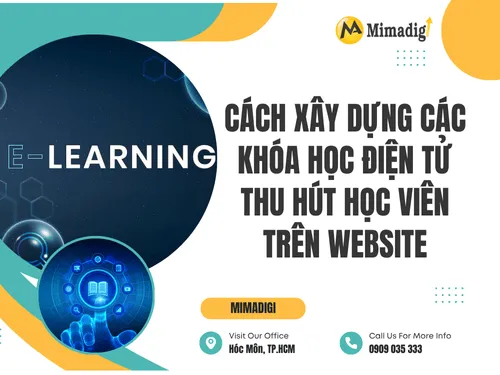 Cách xây dựng các khóa học điện tử thu hút học viên trên website