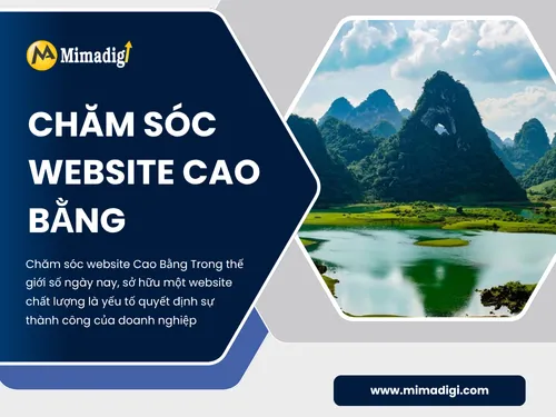 Chăm sóc website Cao Bằng