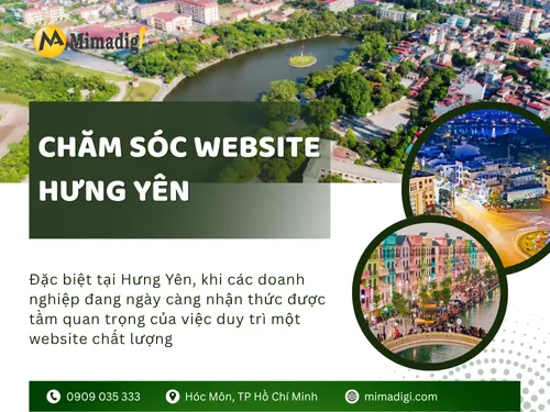 Chăm sóc website Hưng Yên
