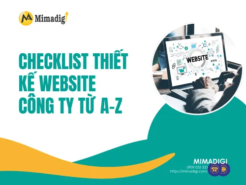 Checklist for Company Website Design from A-Z