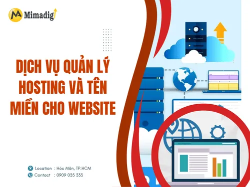 Dịch vụ quản lý hosting và tên miền cho website
