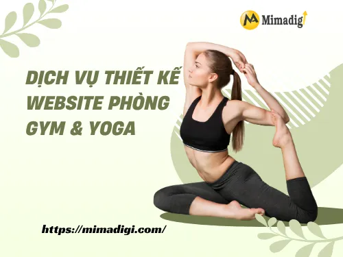 Thiết kế website phòng gym & yoga