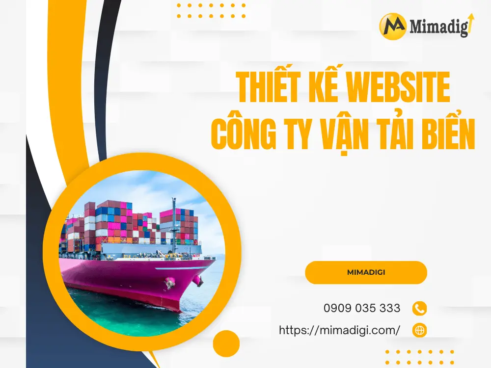 Marine Transport Company Website Design