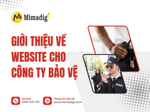 Thiết kế website cho công ty bảo vệ theo yêu cầu