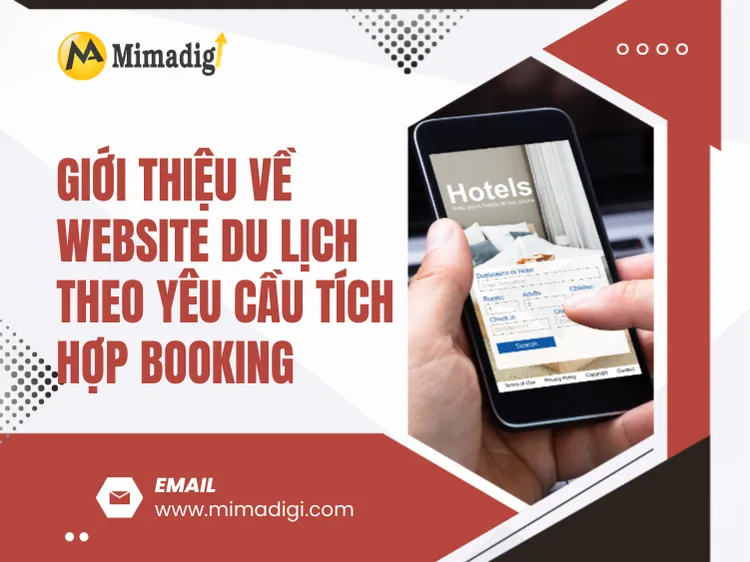 Thiết kế website du lịch theo yêu cầu tích hợp booking