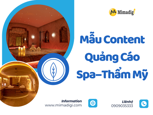 Mẫu content quảng cáo spa – thẩm mỹ