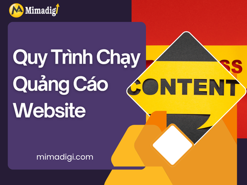 Quy trình chạy quảng cáo website tại công ty MIMA