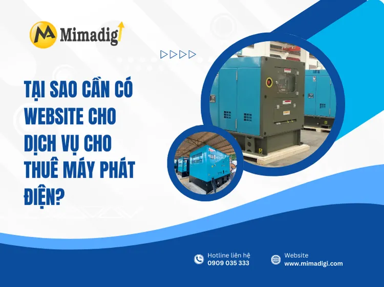 Thiết kế website cho thuê máy phát điện
