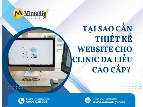 Thiết kế website clinic da liễu cao cấp