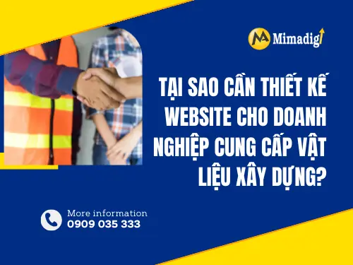Thiết kế website cung cấp vật liệu xây dựng