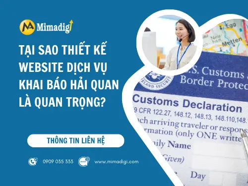 Customs Declaration Service Website Design