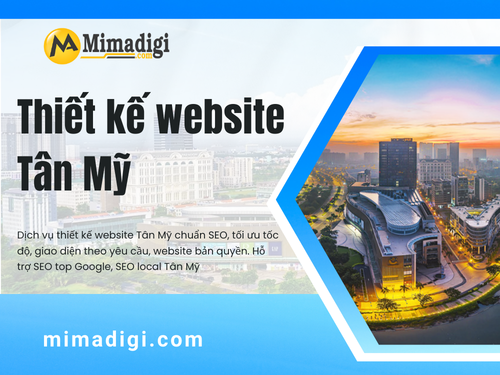 Thiết kế website Tân Mỹ