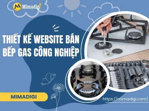 Thiết kế website bán bếp gas công nghiệp