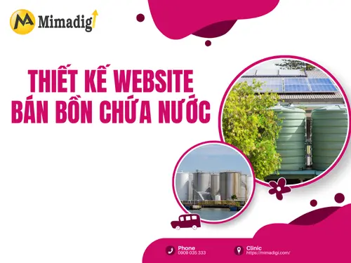 Thiết kế website bán bồn chứa nước