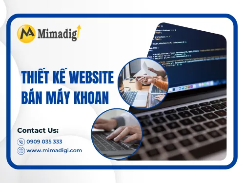 Thiết kế website bán máy khoan