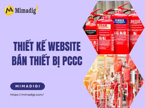 Thiết kế website bán thiết bị PCCC
