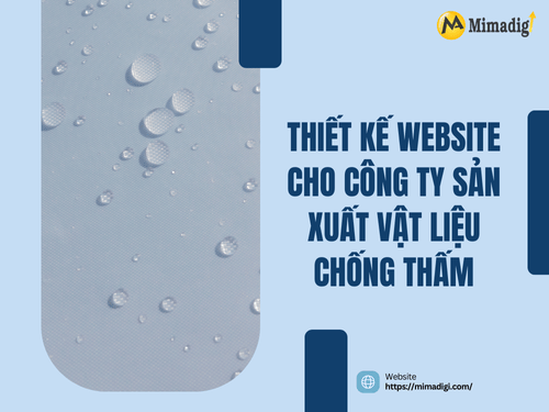 Waterproofing Material Manufacturers Website Design