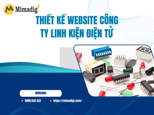 Thiết kế website công ty linh kiện điện tử