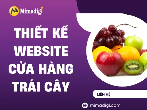 Thiết kế website cửa hàng trái cây