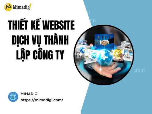 Thiết kế website dịch vụ thành lập công ty