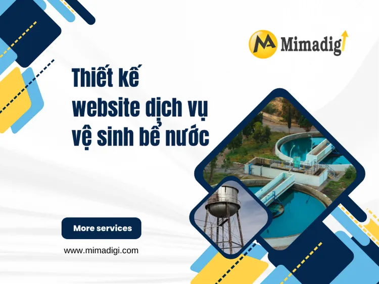Thiết kế website dịch vụ vệ sinh bể nước