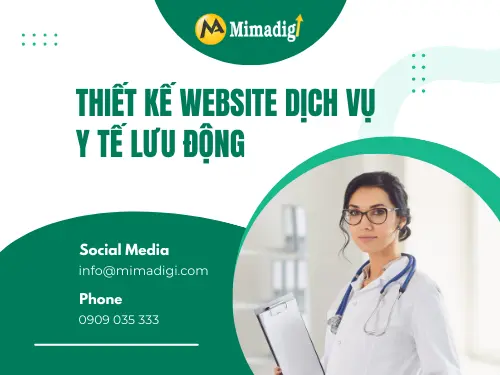 Mobile Healthcare Service Website Design