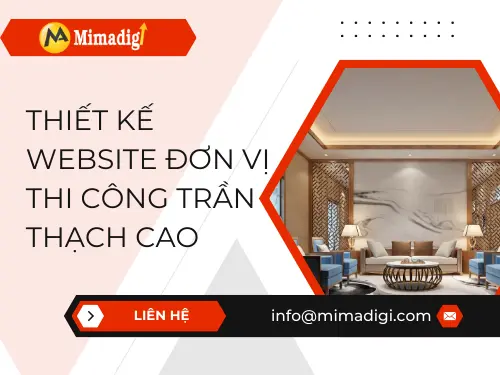 Website Design for Plaster Ceiling Construction Unit