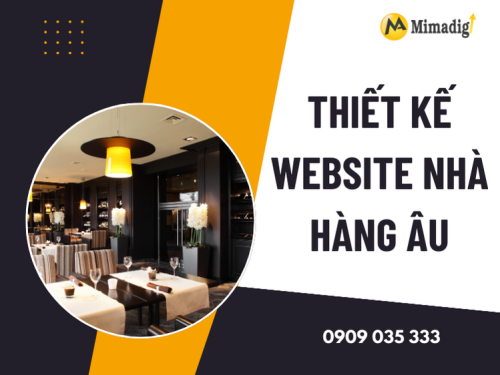 Thiết kế website nhà hàng Âu