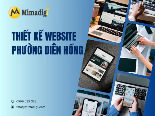 Website Design for Dien Hong Ward