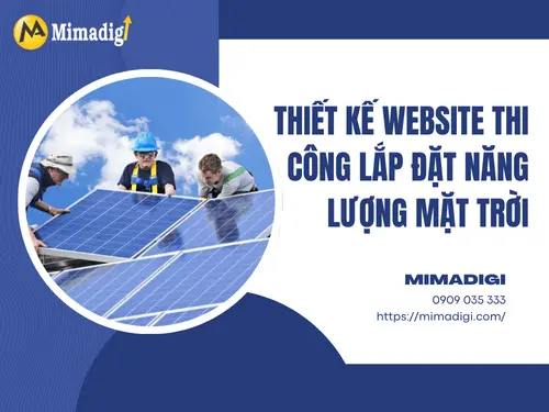 Solar Energy Installation Service Website Design