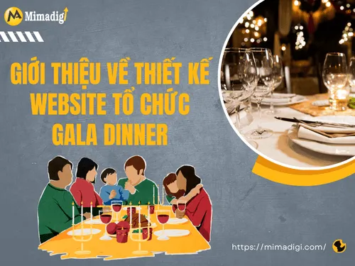 Gala Dinner Organization Website Design
