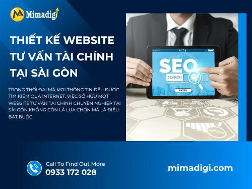  Financial consulting website design in Saigon