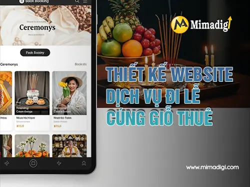 Thiết kế website dịch vụ đi lễ – cúng giỗ thuê