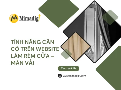 Website design for curtains – fabric drapes