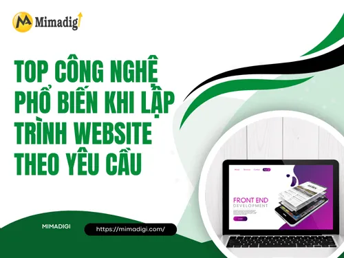 Top công nghệ phổ biến khi lập trình website theo yêu cầu