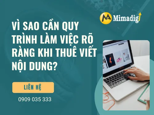 Quy trình làm việc với đối tác viết nội dung