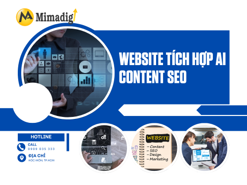 Website integrated with AI Content SEO - The era of bringing websites to the top of Google