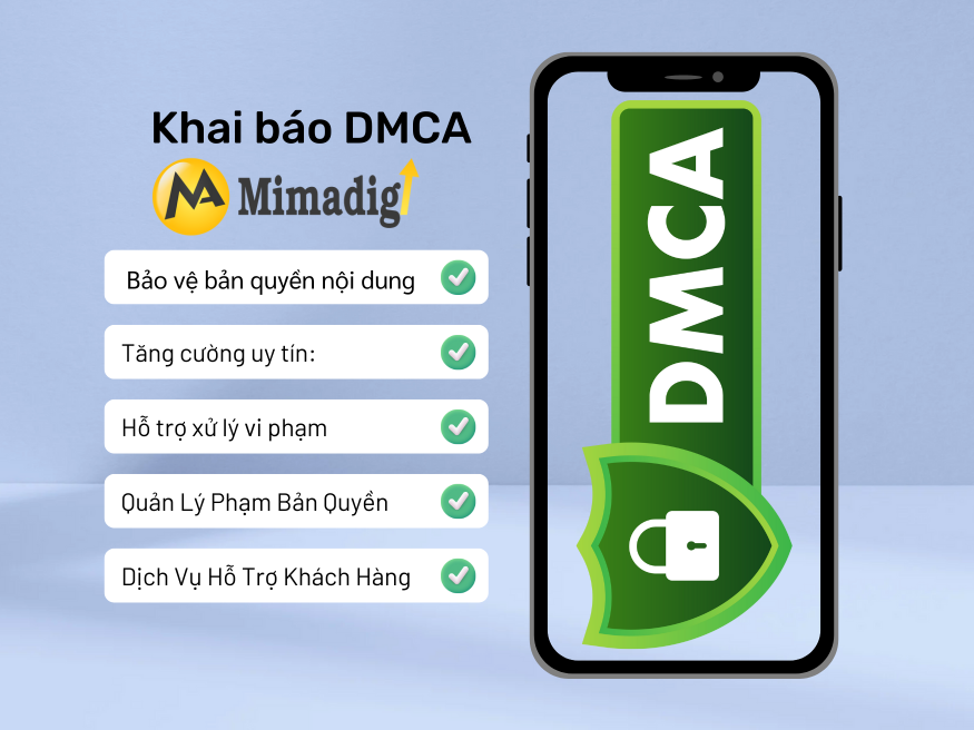 Cách Khai Báo DMCA Của Website - Bảo Vệ Bản Quyền Website