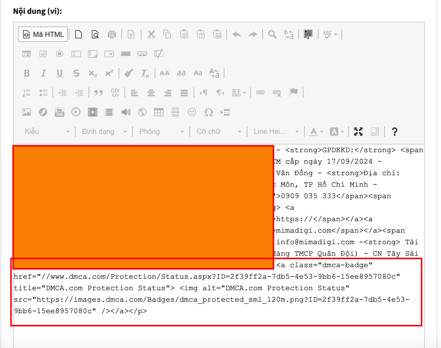Cách Khai Báo DMCA Của Website - Bảo Vệ Bản Quyền Website