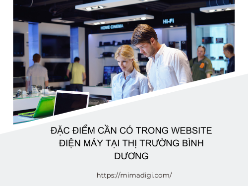Thiết kế website cửa hàng điện máy tại Bình Dương