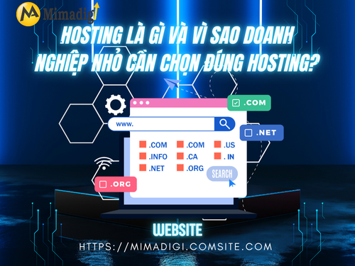 Hosting là gì và vì sao doanh nghiệp nhỏ cần chọn đúng hosting? Cùng MIMADIGI tìm hiểu thêm 