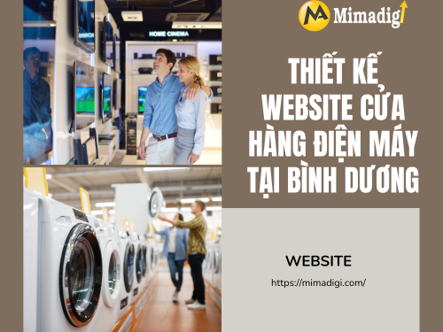Thiết kế website cửa hàng điện máy tại Bình Dương